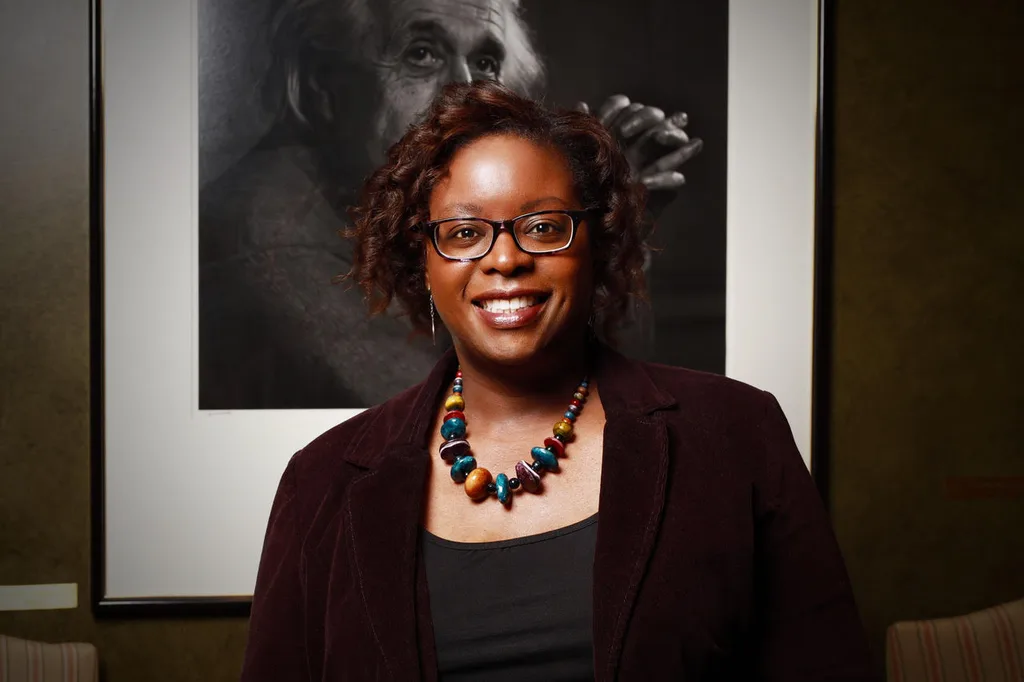 Dr. Helen Ofosu, in the Karsh Room, Rideau Club